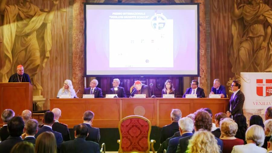 Λαμπερή και συγκινητική η 23η Τελετή 2025 των Διεθνών Βραβείων “Vexillum – Giuseppe Sciacca”στο Βατικανό